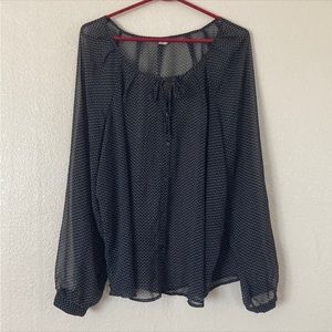 Old Navy Sheer Blouse